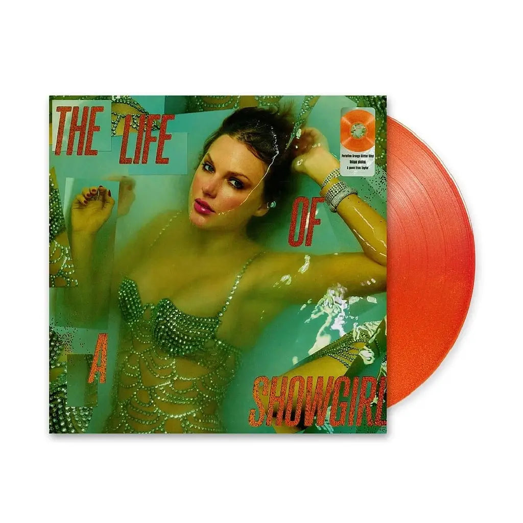 TAYLOR SWIFT / THE LIFE OF A SHOWGIRL: SWEAT AND VANILLA PERFUME (ORANGE GLITTER VINYL)