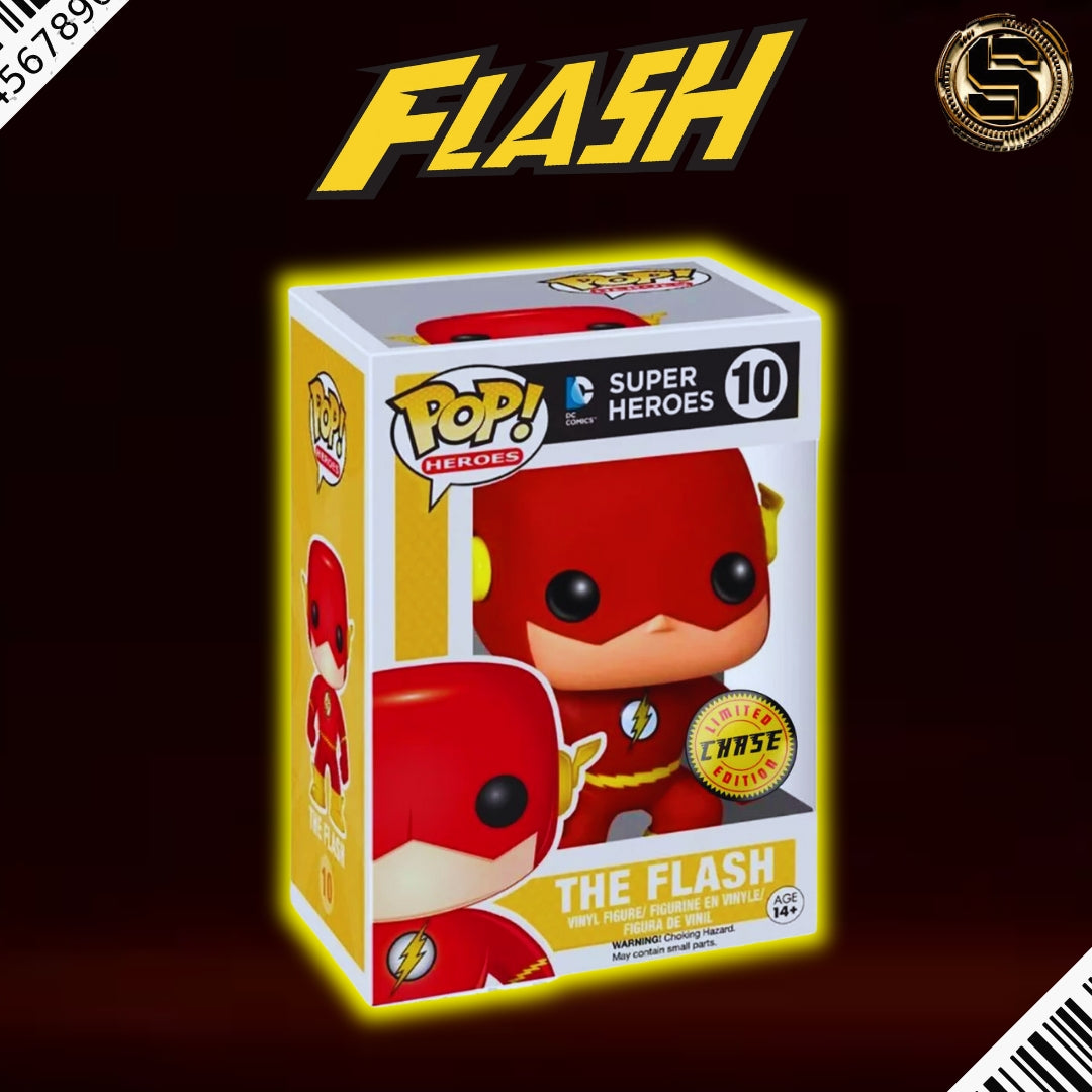 FUNKO POP DC SUPER HEROES THE FLASH 10 CHASE