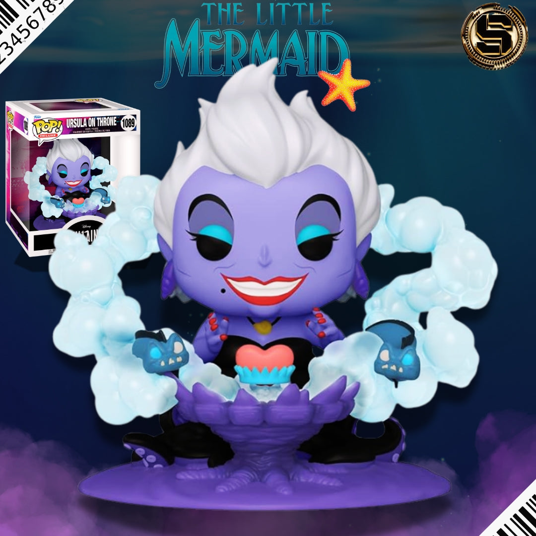 FUNKO POP DISNEY VILLAINS URSULA ON THRONE 1089 DLX