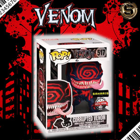 FUNKO POP MARVEL VENOM CORRUPTED VENOM 517 EDICION ESPECIAL EXCLUSIVO SAHARIS