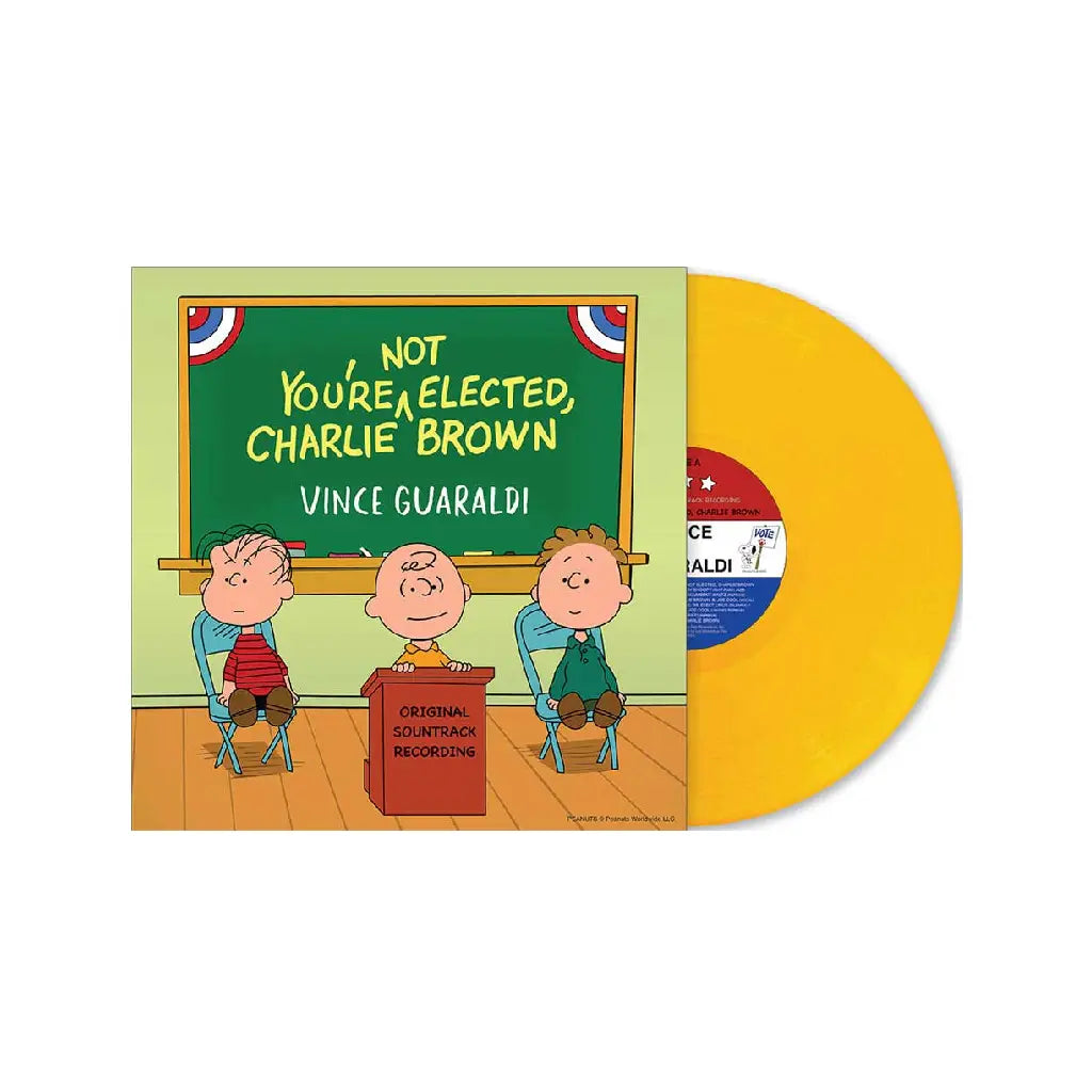 VINCE GUARALDI / YOU'RE NOT ELECTED CHARLIE BROWN (INDIE EXCLUSIVE)(YELLOW COLORED VINYL)