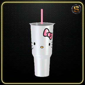 POWERHOUSE SANRIO HELLO KITTY 40OZ STAINLESS STEEL ULTIMATE TUMBLER