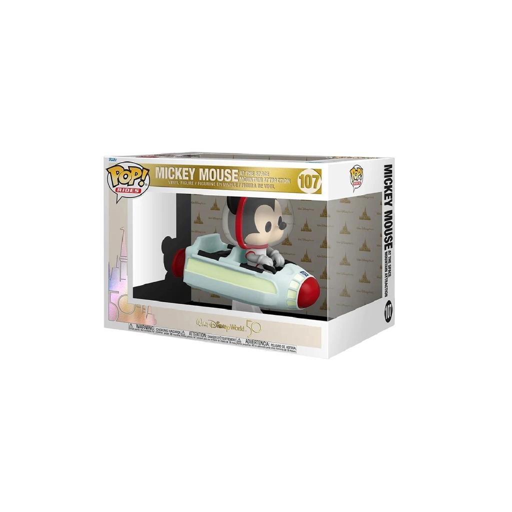 FUNKO POP RIDES WALT DISNEY WORLD 50 MICKEY MOUSE AT THE SPACE MOUNTAIN ATTRACTION 107