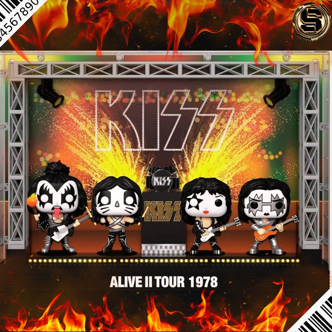 FUNKO POP ROCKS KISS ALIVE II TOUR 1978 4 PACK 03 MOMENTS