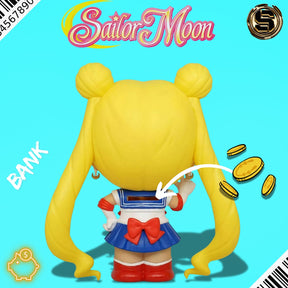 MONOGRAM ANIMATION SAILOR MOON FIGURAL PVC BANK