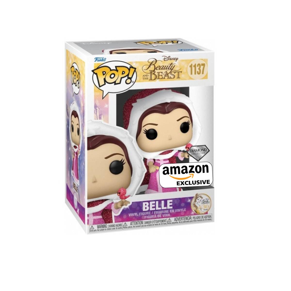 FUNKO POP DISNEY BEAUTY & THE BEAST BELLE 1137 DIAMOND COLLECTION