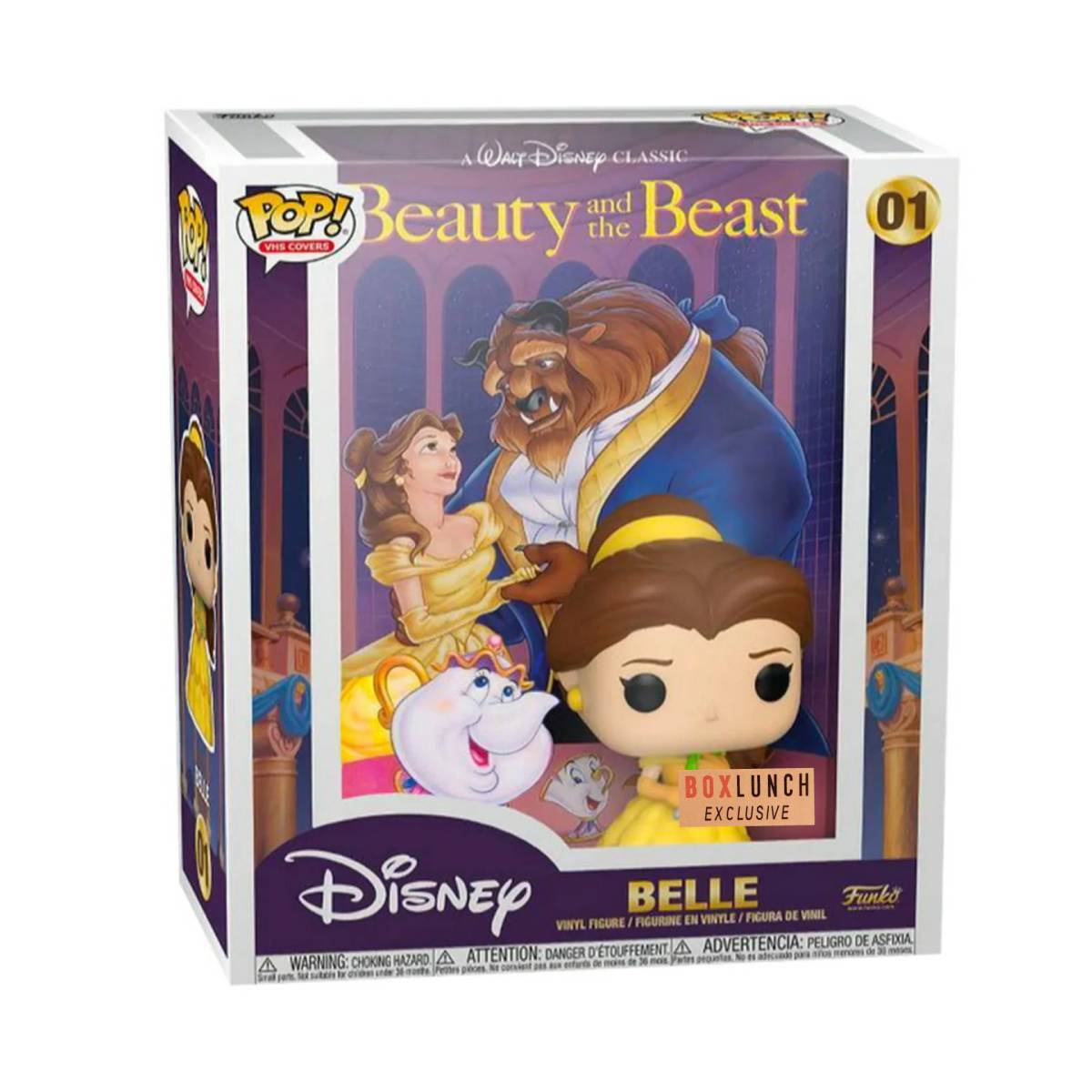 FUNKO POP VHS COVER DISNEY BEAUTY AND THE BEAST BELLE 01