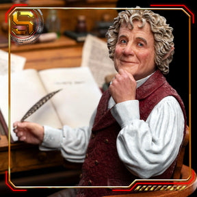 WETA THE LORD OF THE RINGS BILBO BAGGINS AT DESK 1/6 SCALE STATUE
