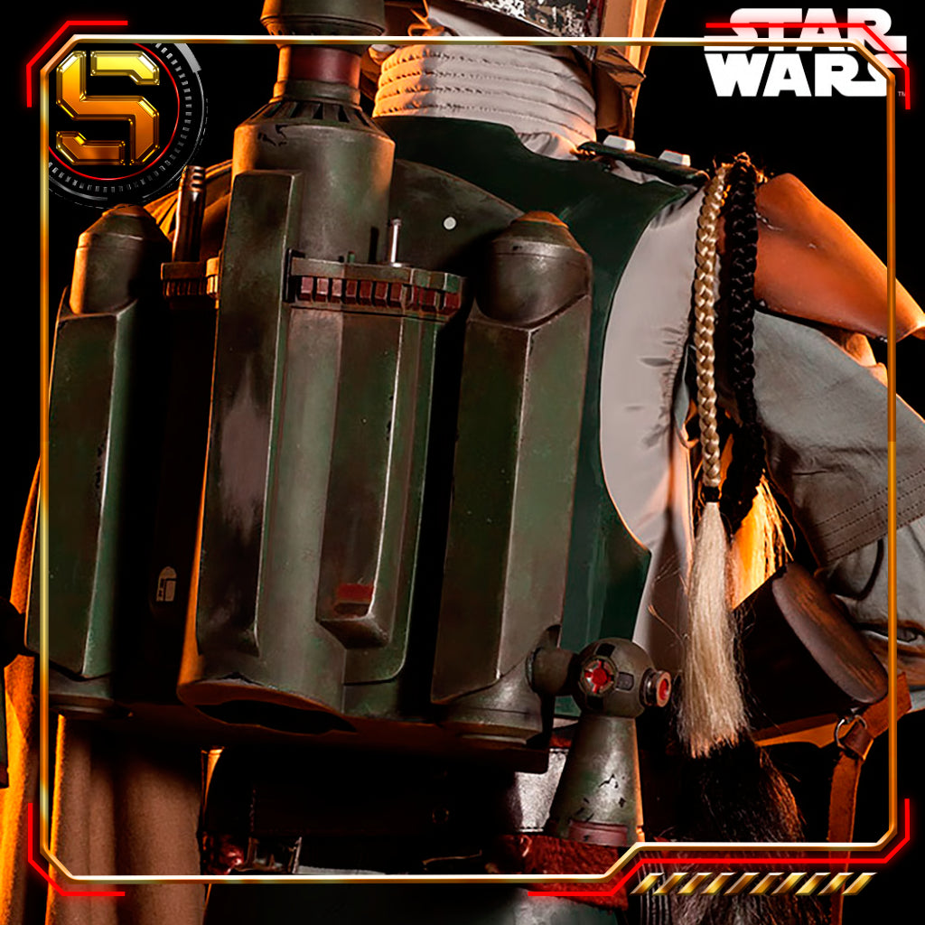 SIDESHOW STAR WARS BOBA FETT EMPIRE STIRKES BACK LIFE SIZE STATUE