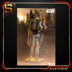 SIDESHOW STAR WARS BOBA FETT EMPIRE STIRKES BACK LIFE SIZE STATUE