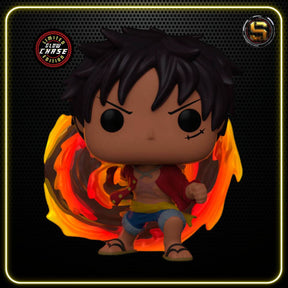 FUNKO POP ANIME ONE PIECE RED HAWK LUFFY 1273 CHASE GW