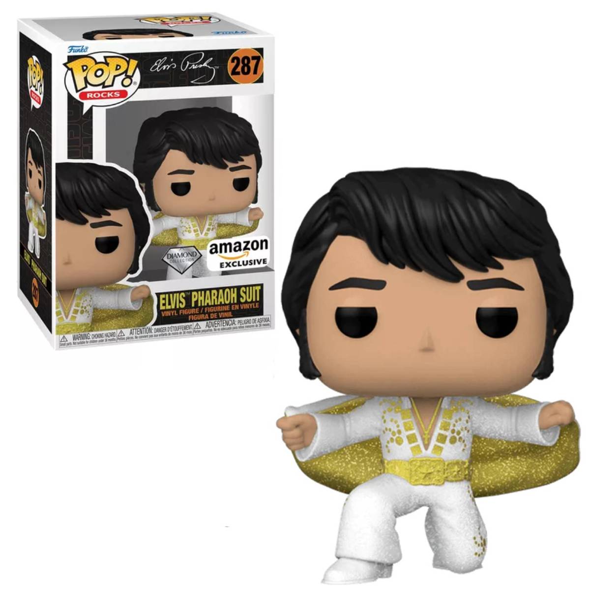 FUNKO POP ROCKS ELVIS PRESLEY ELVIS 287 DIAMOND COLLECTION