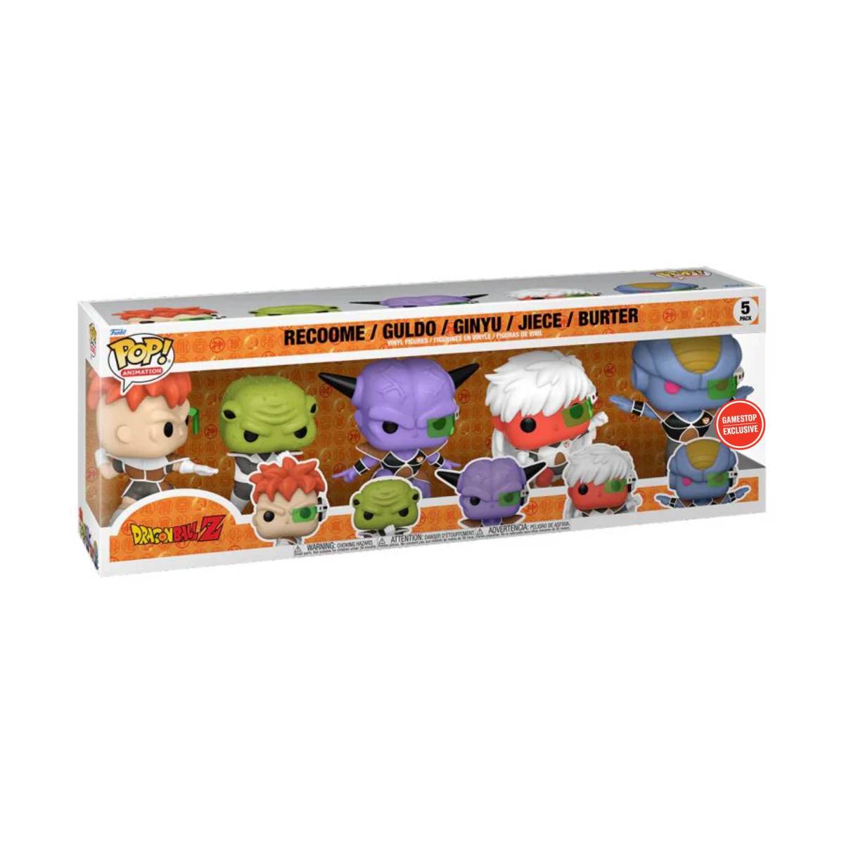 FUNKO POP ANIME DRAGON BALL Z GINYU FORCE 5PK