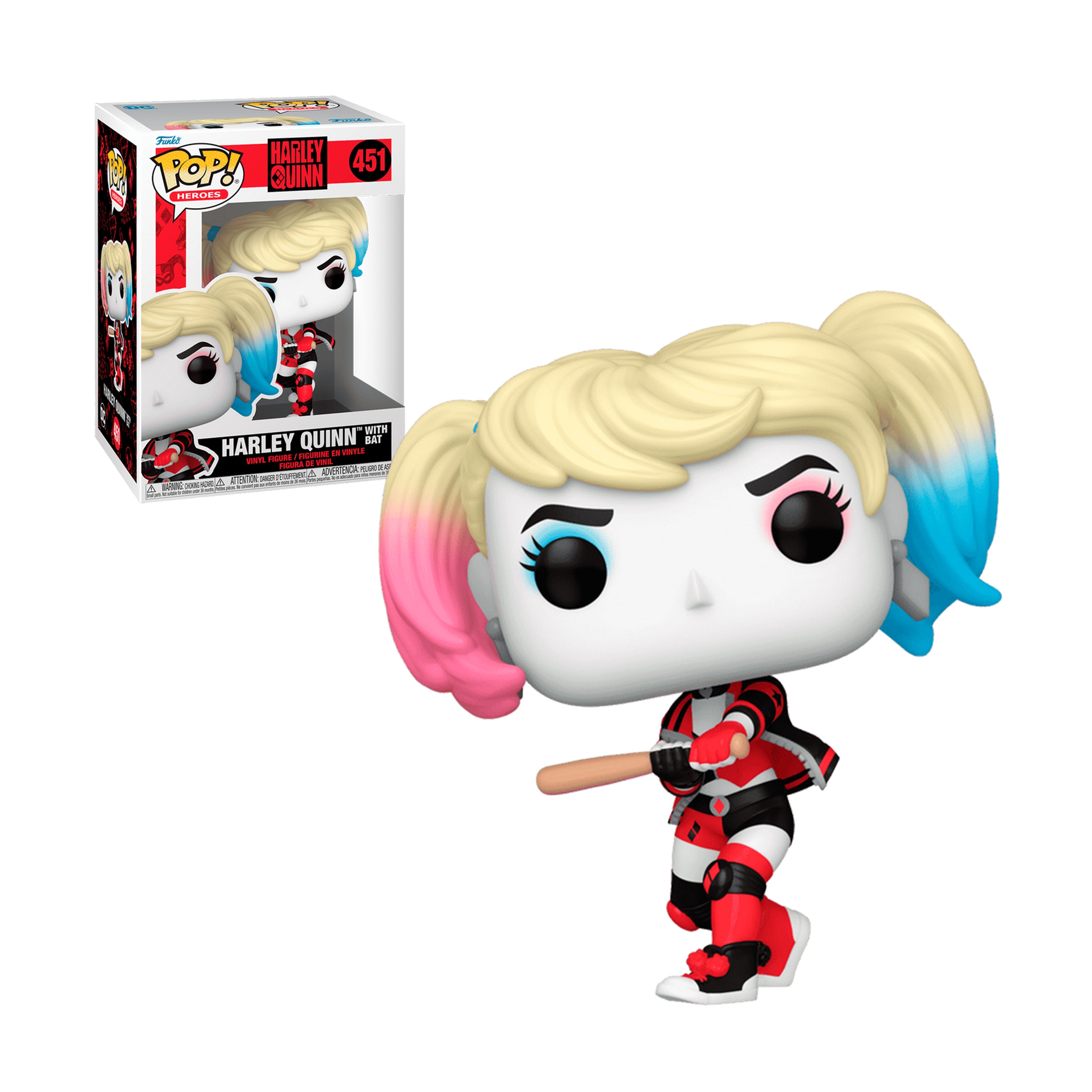 FUNKO POP DC HEROES BATMAN HARLEY QUINN WITH BAT 451