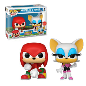 FUNKO POP GAMES SONIC THE HEDGEHOG KNUCKLES AND ROUGE 2 PACK