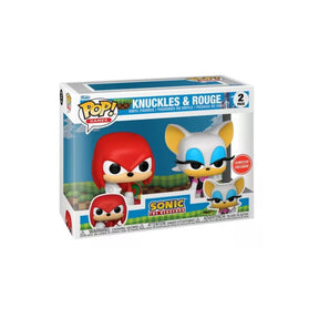 FUNKO POP GAMES SONIC THE HEDGEHOG KNUCKLES AND ROUGE 2 PACK