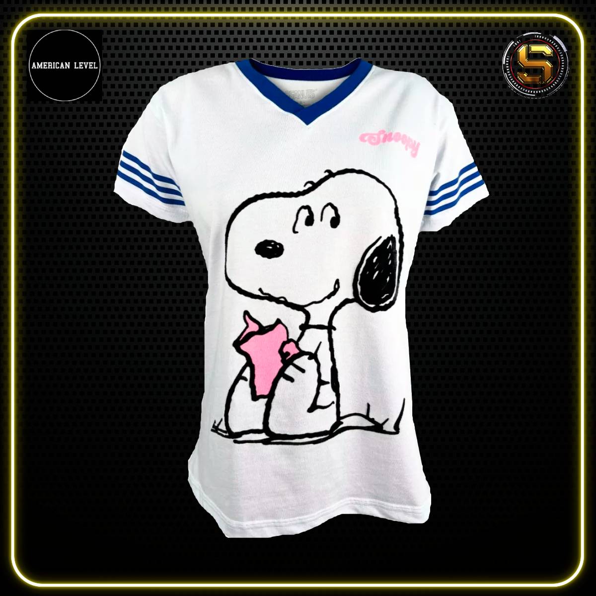 A LEVEL BLUSA PEANUTS SNOOPY MINNESOTA