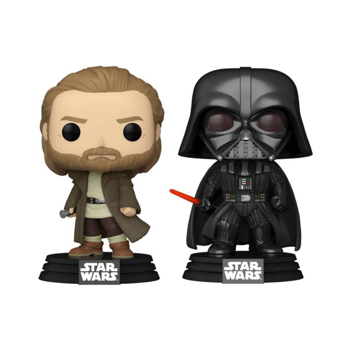 FUNKO POP STAR WARS OBI WAN KENOBI & DARTH VADER 2 PACK EXCLUSIVO SAHARIS