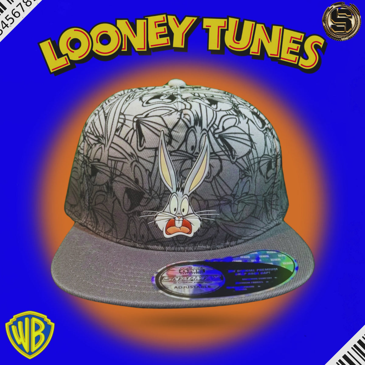 CONE GORRA LOONEY TUNES BUGS BUNNY OMBRE DIPPED ADJ BB