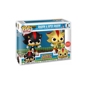 FUNKO POP GAMES SONIC THE HEDGEHOG SHADOW AND SUPER SHADOW 2 PACK GW