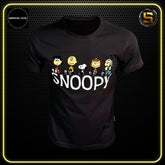 A LEVEL PLAYERA PEANUTS SNOOPY NEGRA