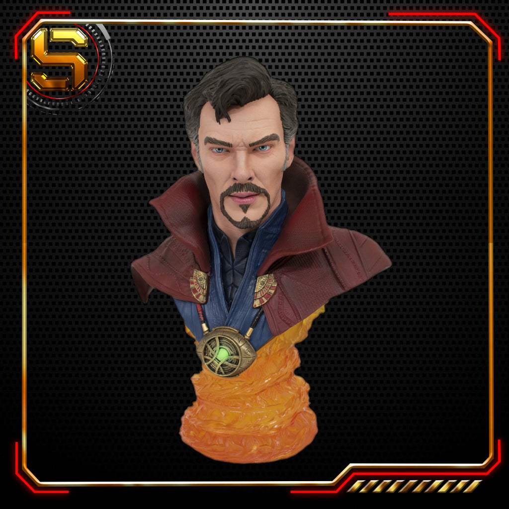 DIAMOND BUST MARVEL LEGENDS IN 3D DR STRANGE MOVIE 1/2 SCALE