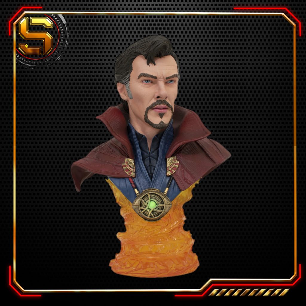 DIAMOND BUST MARVEL LEGENDS IN 3D DR STRANGE MOVIE 1/2 SCALE