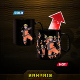 ABYSTYLE ANIME NARUTO SHIPPUDEN NARUTO CLONE JUTSU SET DE TAZA & PORTA VASO CAMBIO DE COLOR