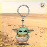 FUNKO KEYCHAIN STAR WARS THE MANDALORIAN THE CHILD ON CANNISTER