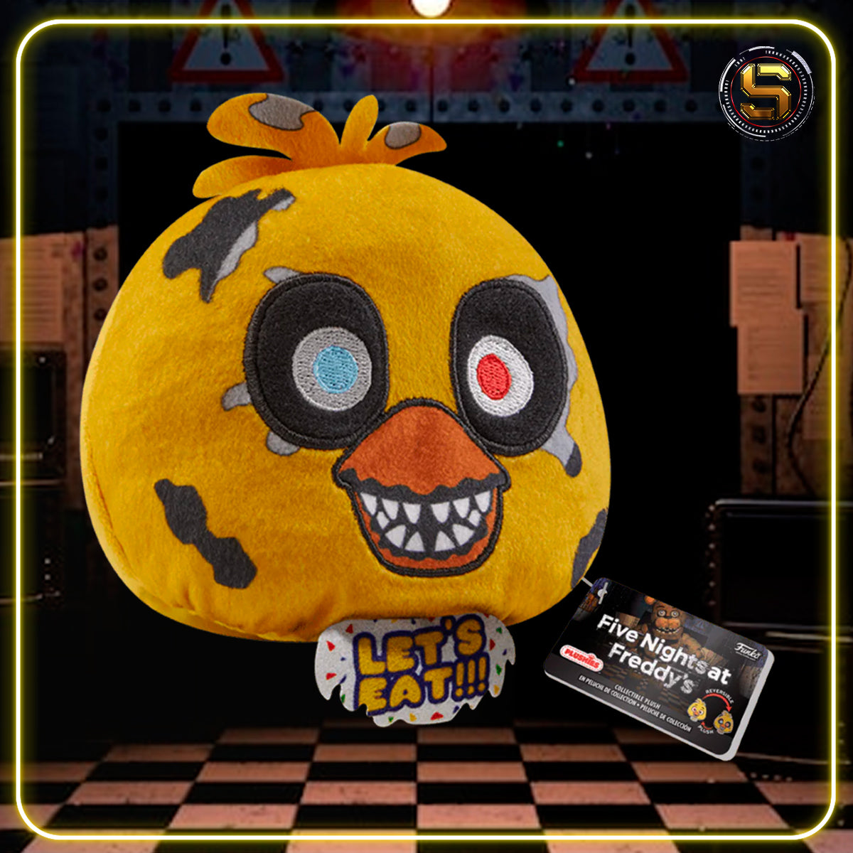 FUNKO PLUSH GAMES FNAF REVERSIBLE HEADS CHICA