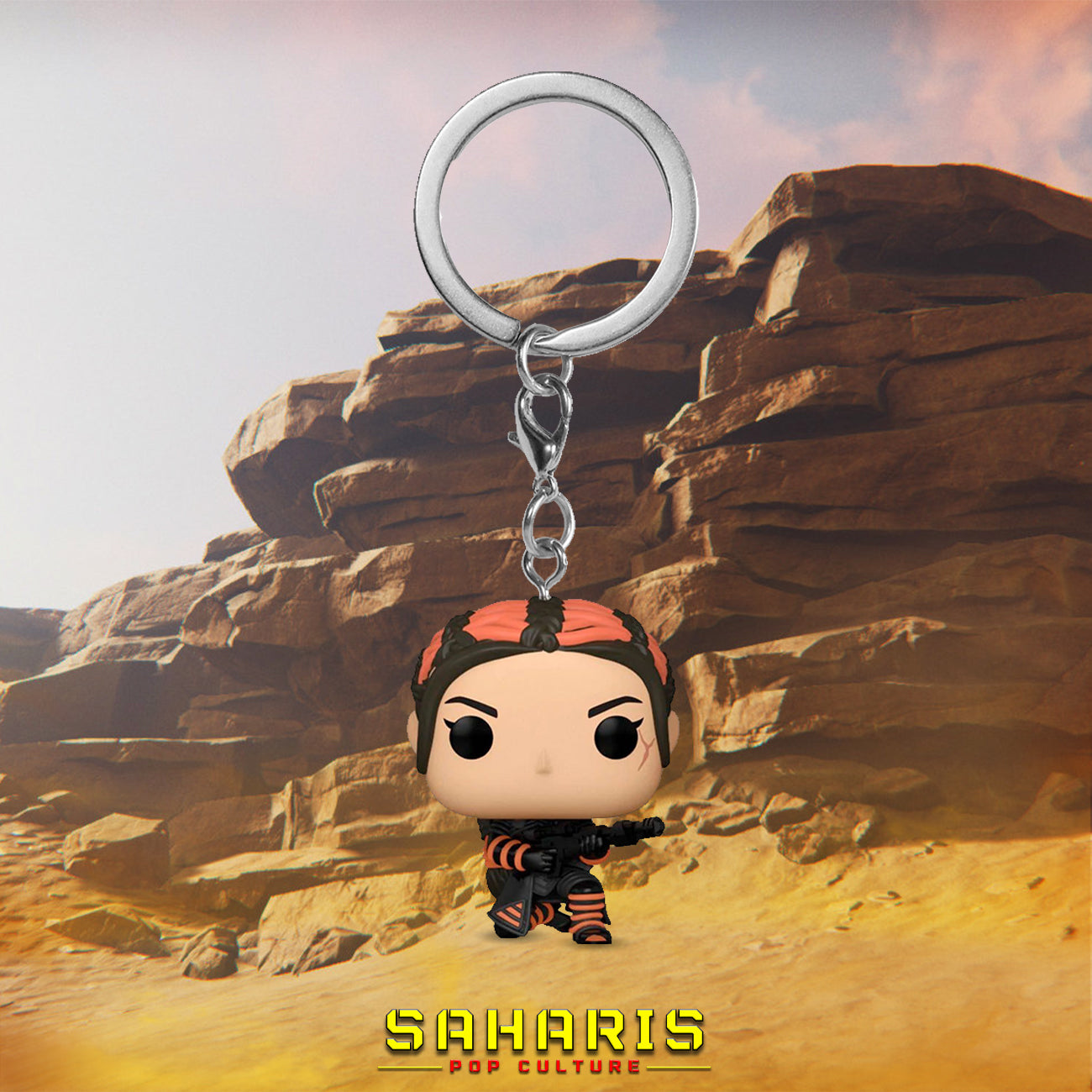 FUNKO KEYCHAIN STAR WARS BOOK OF BOBA FETT FENNEC SHAND