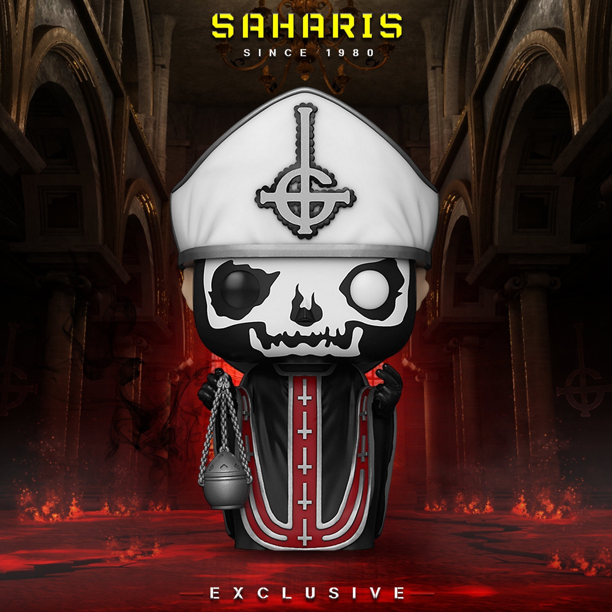 FUNKO POP ROCKS GHOST PAPA EMERITUS I 241 EXCLUSIVO SAHARIS
