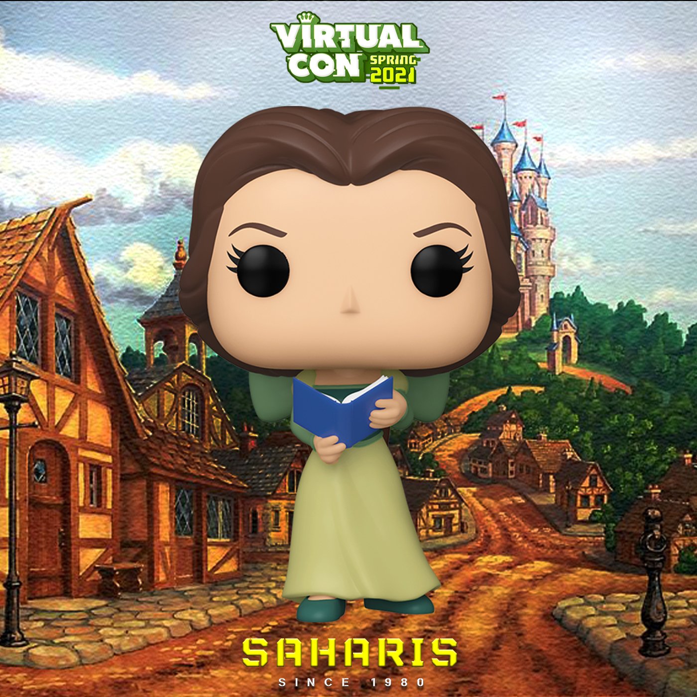 FUNKO POP DISNEY BEAUTY AND THE BEAST BELLE 1010 EXCLUSIVO SAHARIS