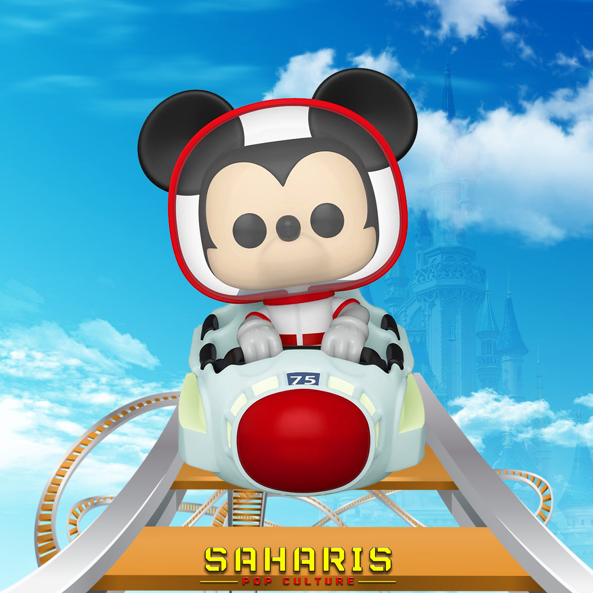 FUNKO POP RIDES WALT DISNEY WORLD 50 MICKEY MOUSE AT THE SPACE MOUNTAIN ATTRACTION 107